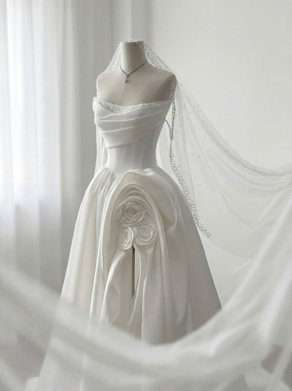 Lace Wedding Dress – Elegant A-line Bridal Gown