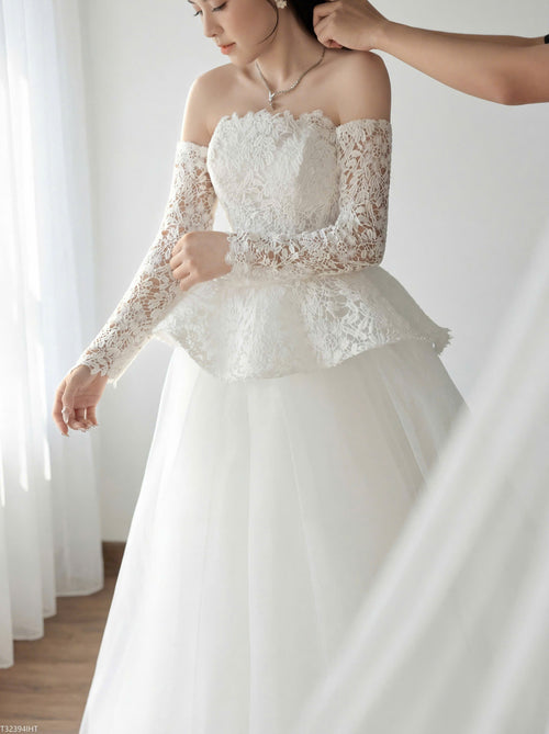 Lace Wedding Dress – Elegant A-line Bridal Gown